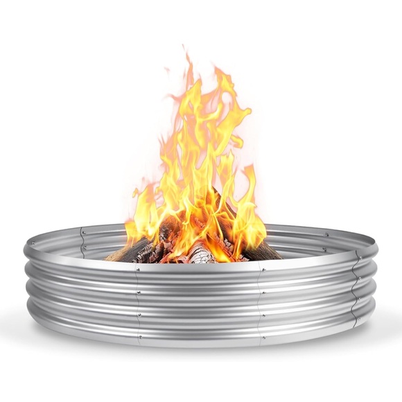 BNIB 60 Inch Fire Pit Ring for Outside, - Picture 1 of 7